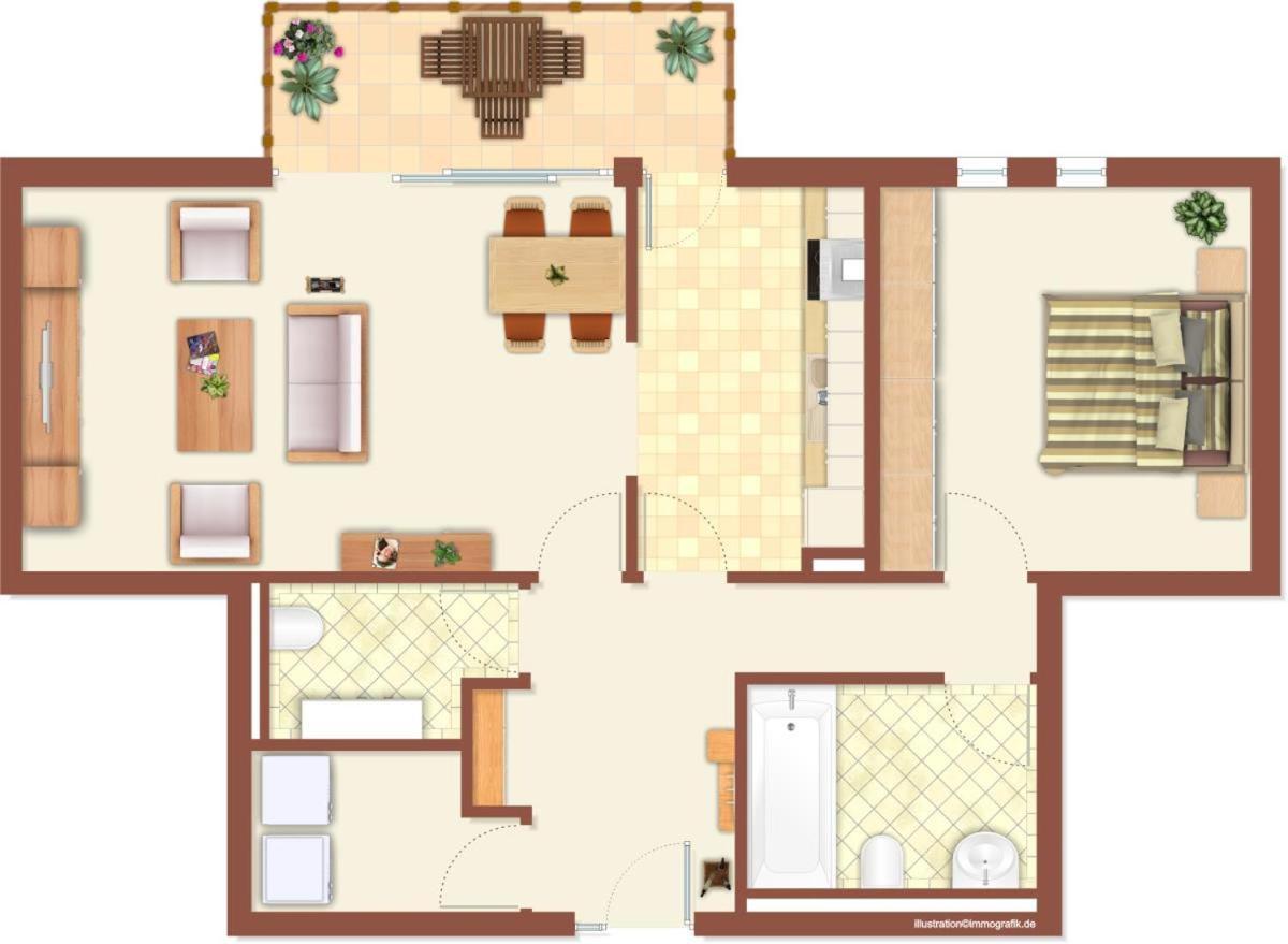 Residenz/parkblick Apartment *